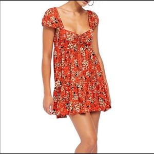 Free People Pattern Play Mini Dress night combo